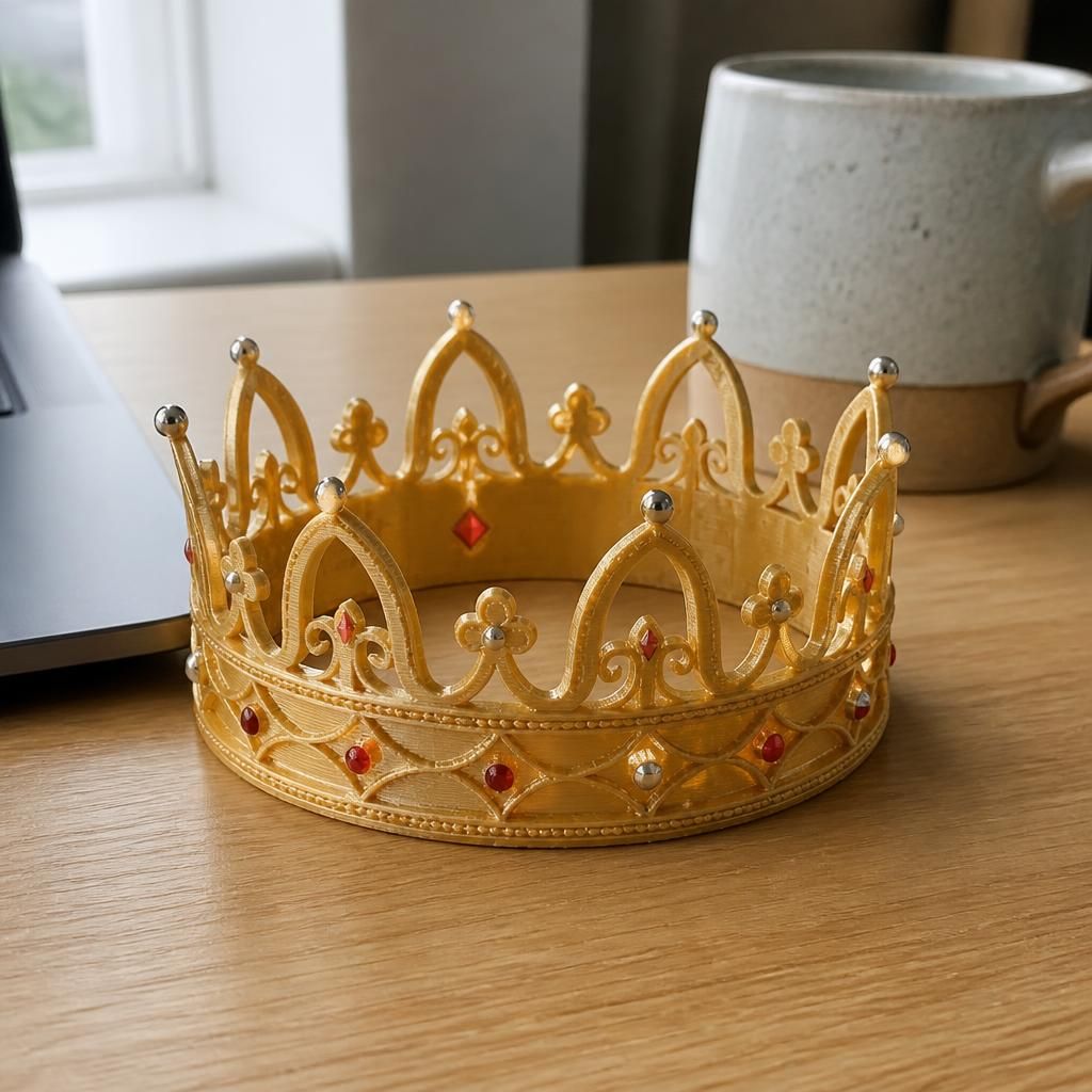  as a real 3D print on a desk