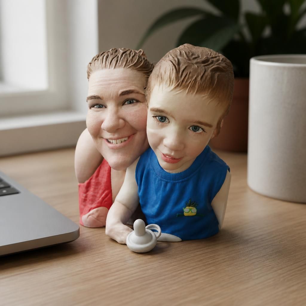 2026 as a real 3D print on a desk