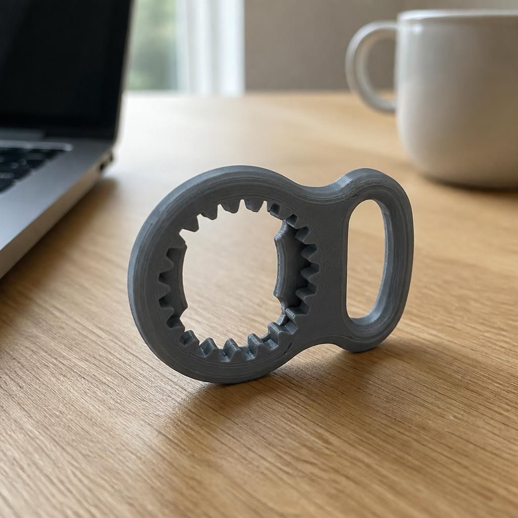  as a real 3D print on a desk