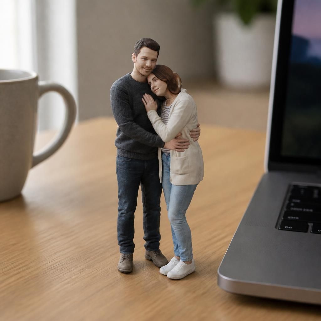  as a real 3D print on a desk